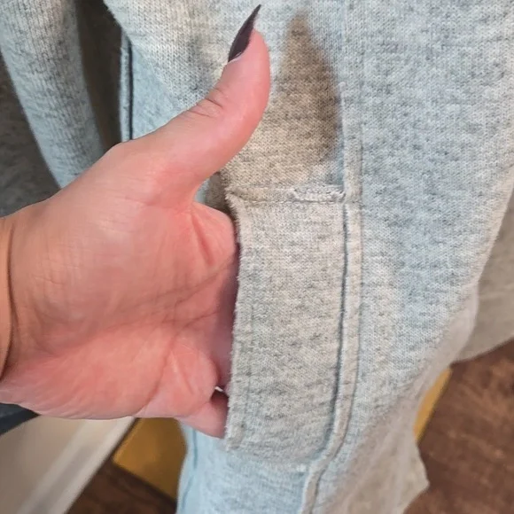 Barbour Millfire Knit Jumper – Light Grey Marl Winter Tartan Wool Blend US 14 - Picture 7 of 13